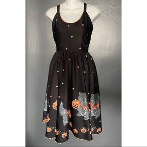 Sourpuss Feline Spooky Sweets Dress
